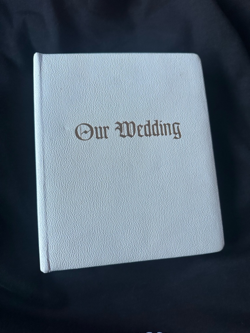 Vintage 1940s White Spiral Bound Wedding Photo Album Unused 4x6